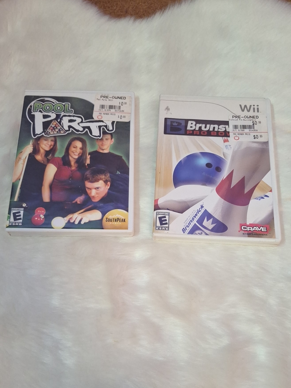 Wii Pro Bowling Game And Wii Pool Party Game